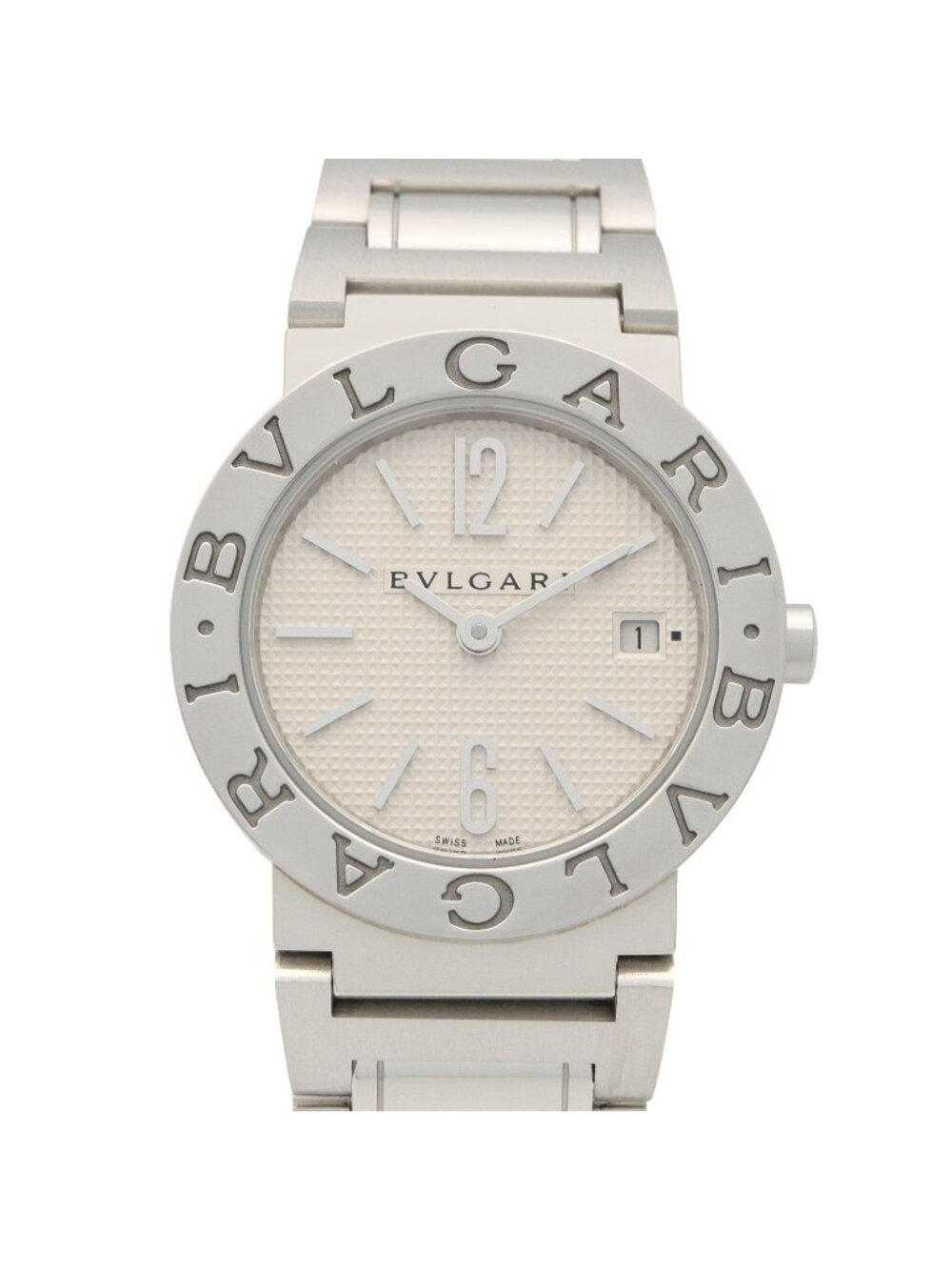 Bvlgari Watch White Stainless Steel